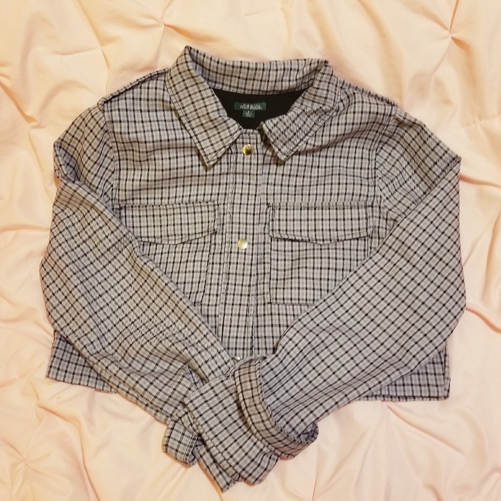 Lavender Cropped Lightweight Jacket